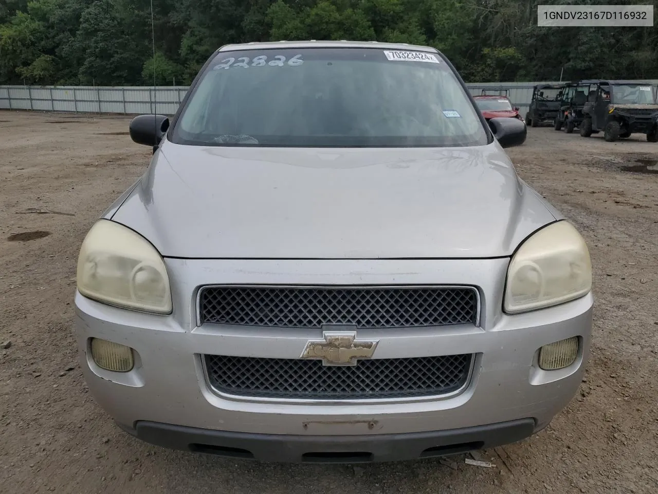 2007 Chevrolet Uplander Ls VIN: 1GNDV23167D116932 Lot: 70323424