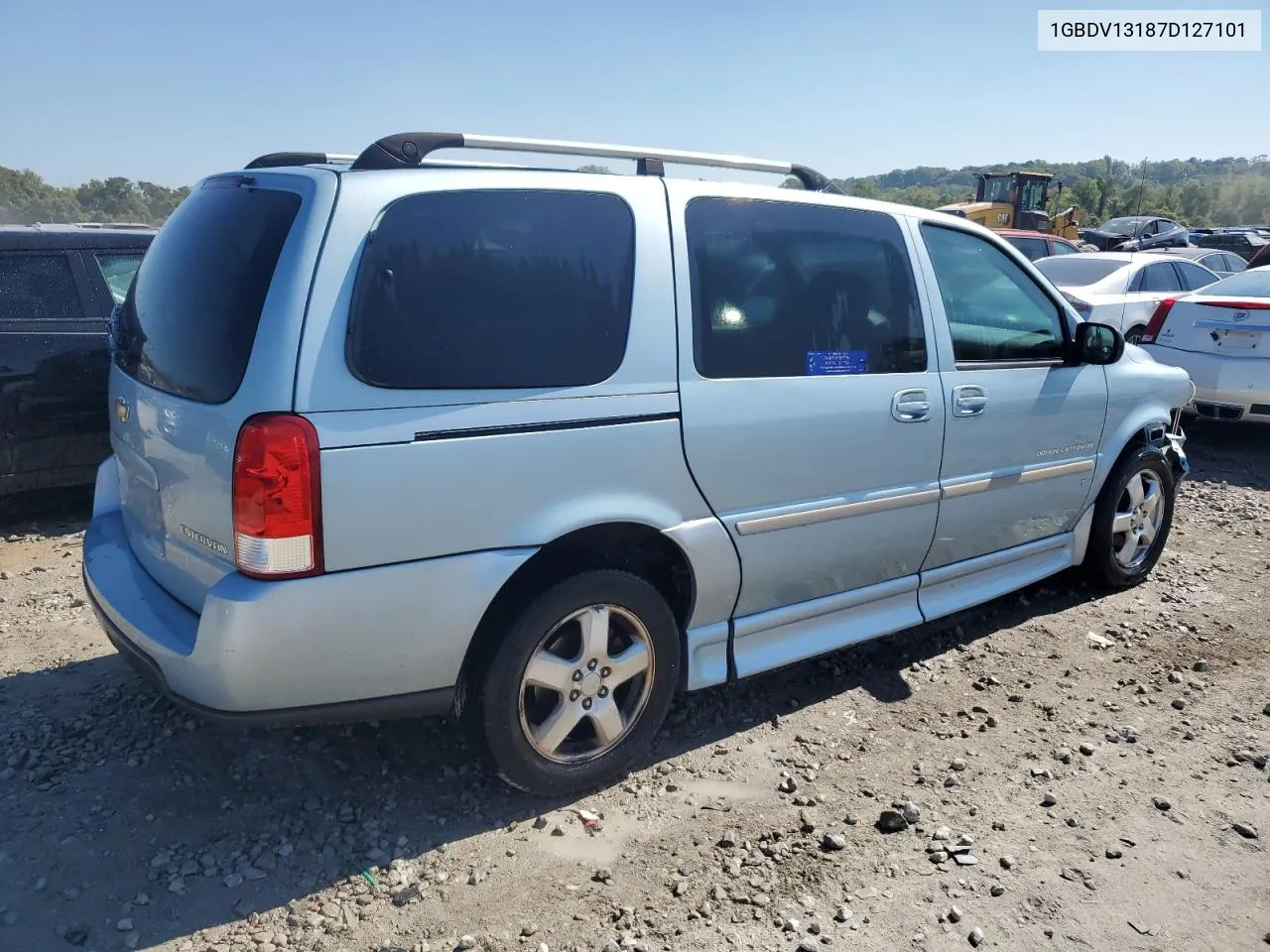 2007 Chevrolet Uplander Incomplete VIN: 1GBDV13187D127101 Lot: 71591284