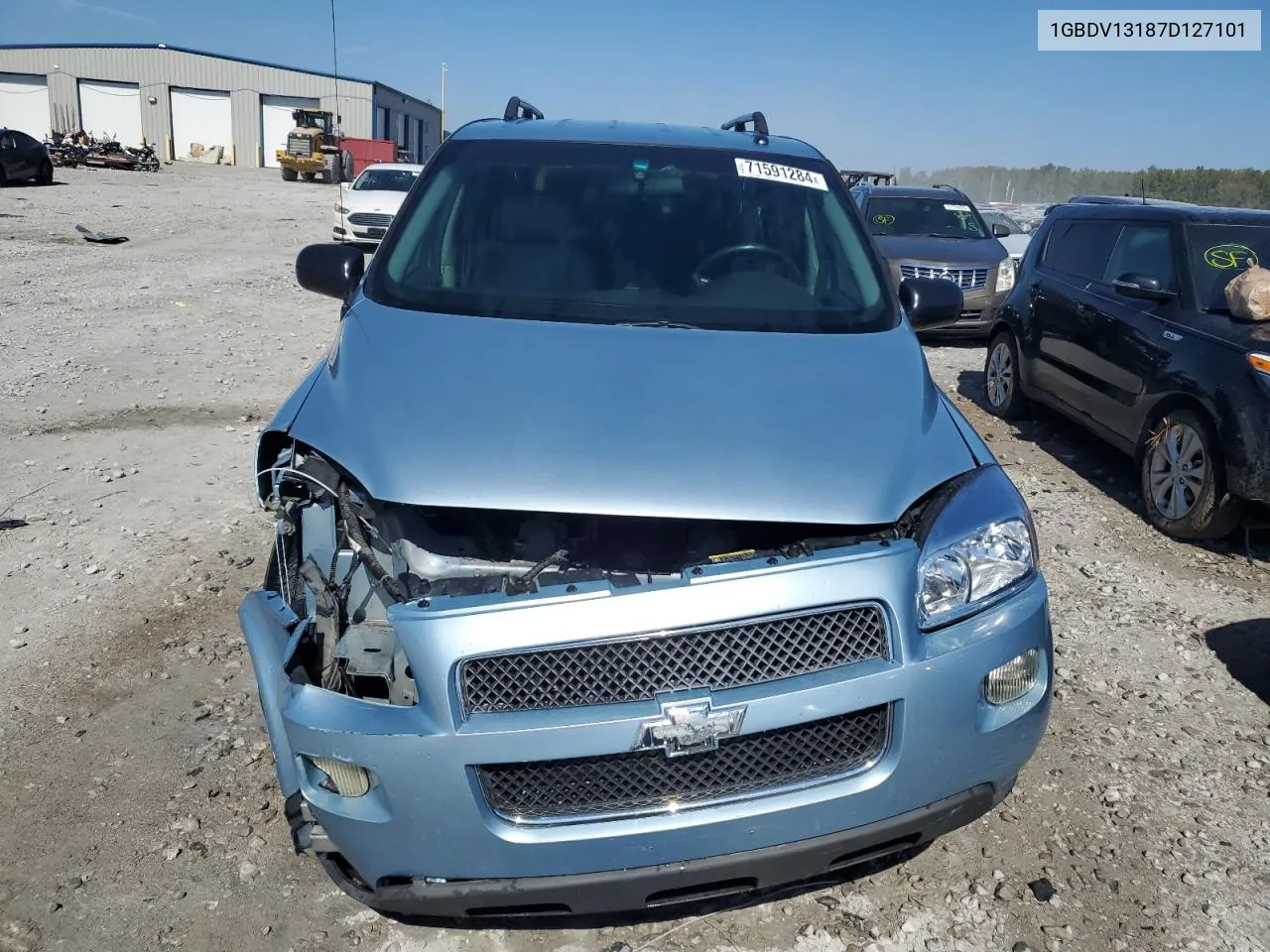 2007 Chevrolet Uplander Incomplete VIN: 1GBDV13187D127101 Lot: 71591284