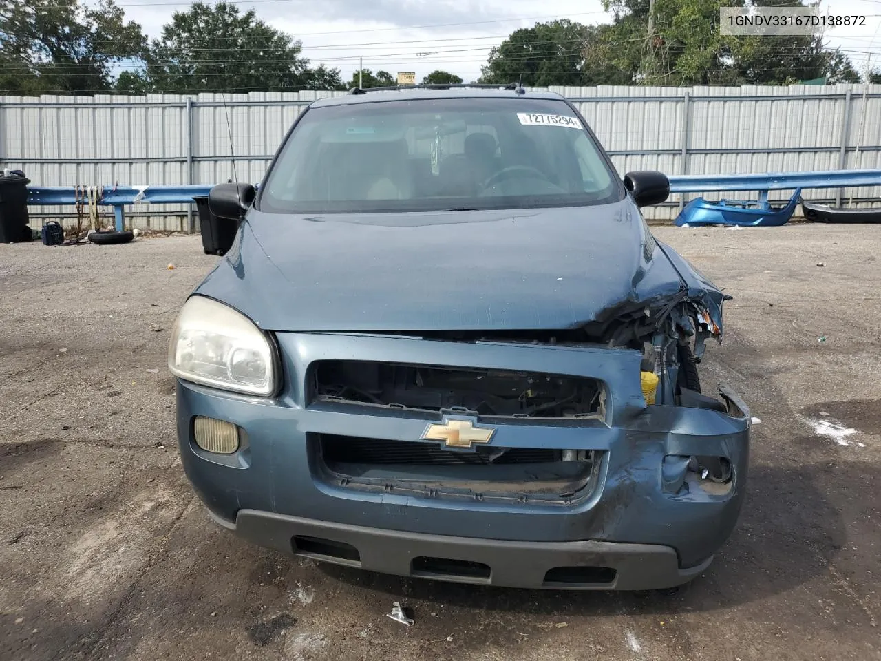 1GNDV33167D138872 2007 Chevrolet Uplander Lt