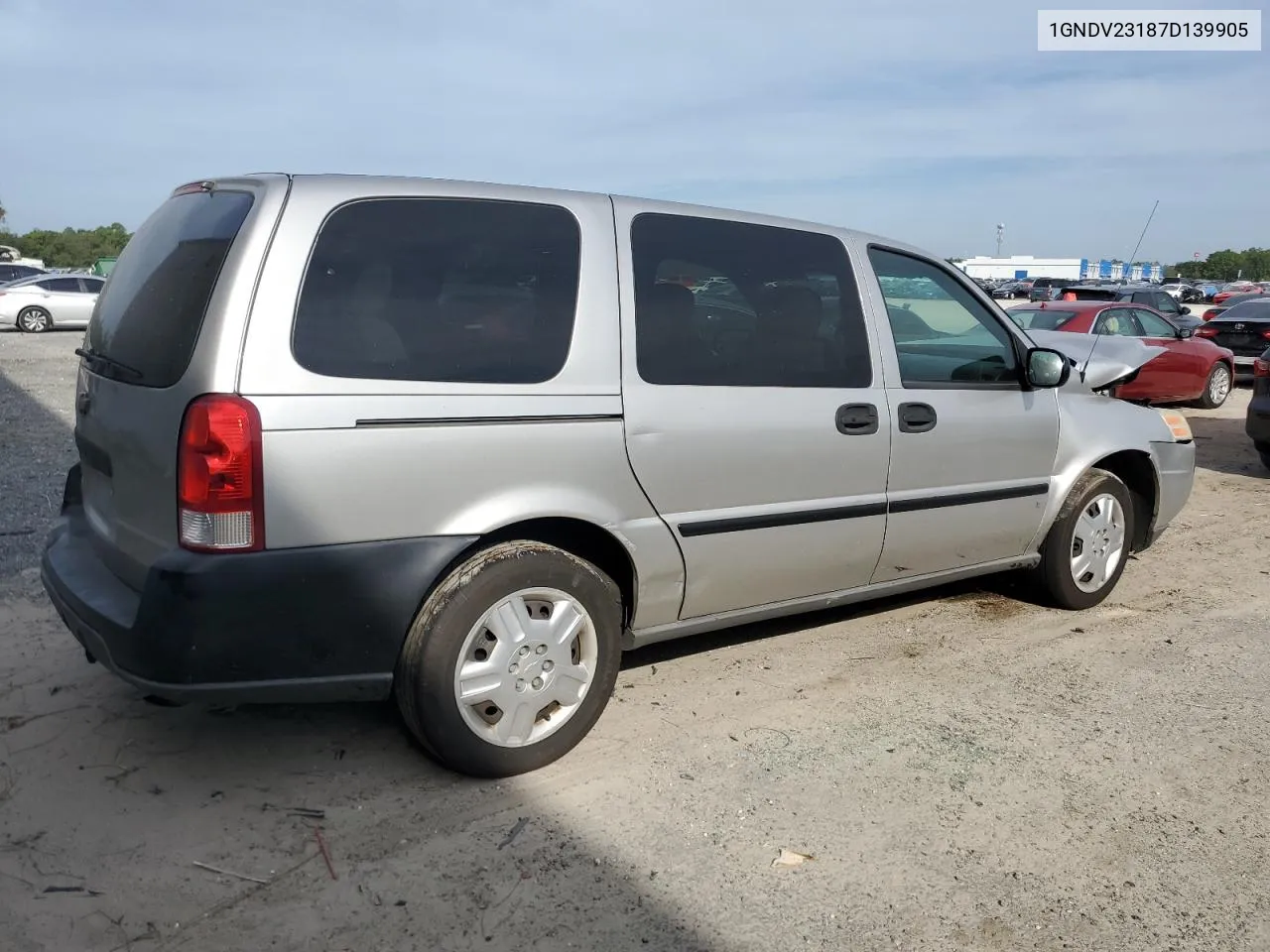 2007 Chevrolet Uplander Ls VIN: 1GNDV23187D139905 Lot: 72889364