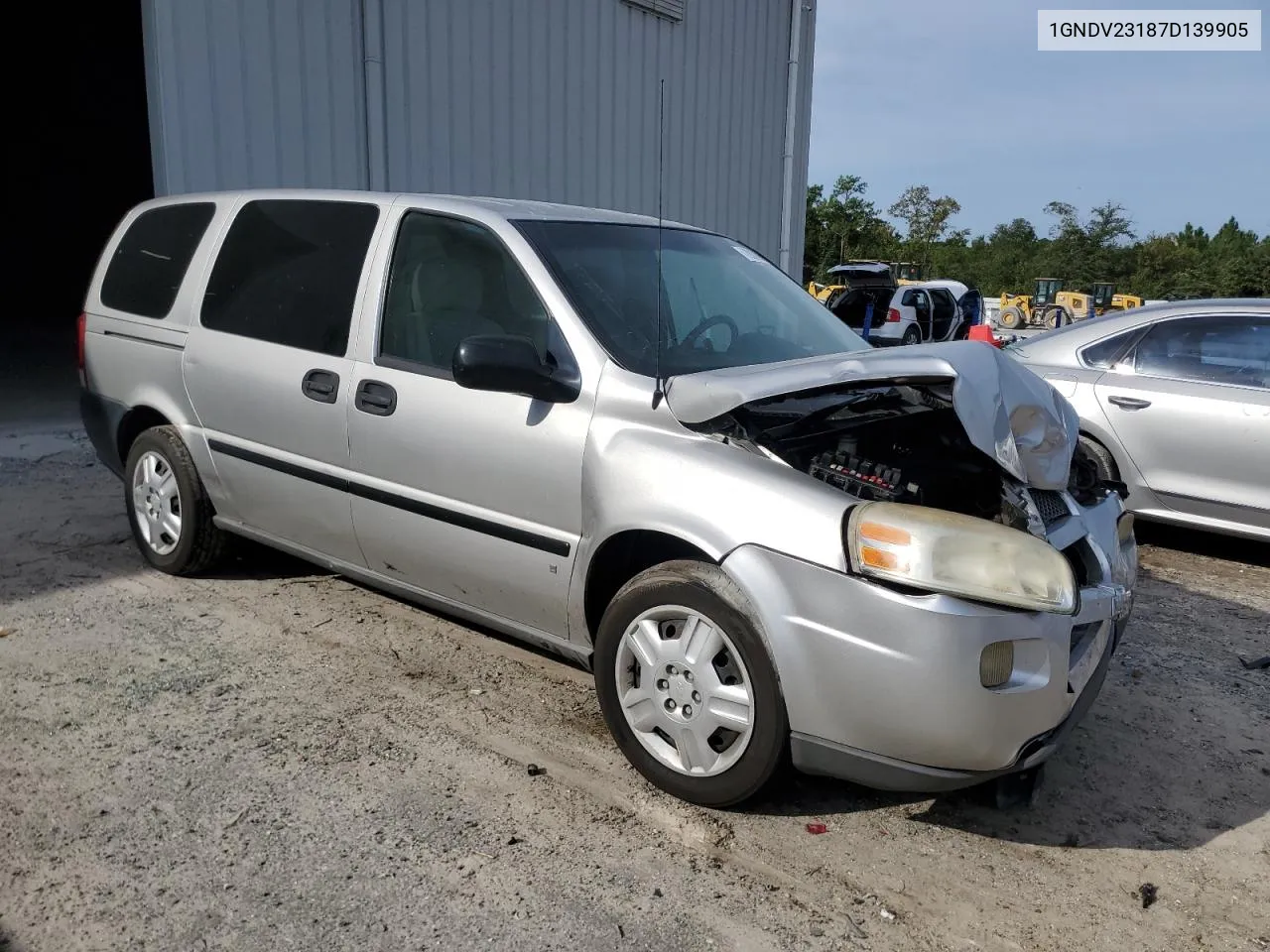 2007 Chevrolet Uplander Ls VIN: 1GNDV23187D139905 Lot: 72889364