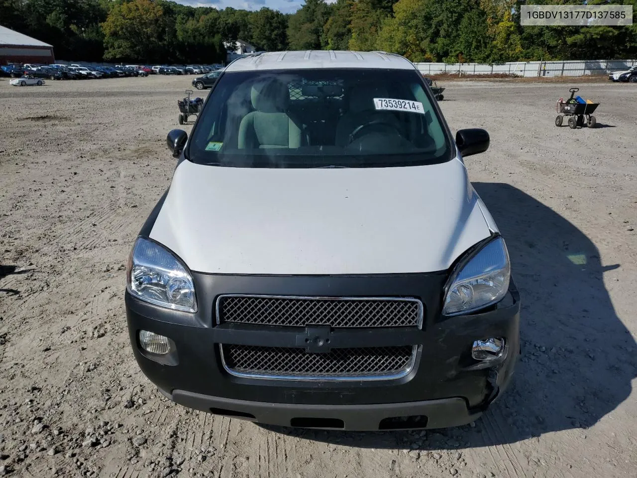 2007 Chevrolet Uplander Incomplete VIN: 1GBDV13177D137585 Lot: 73539214