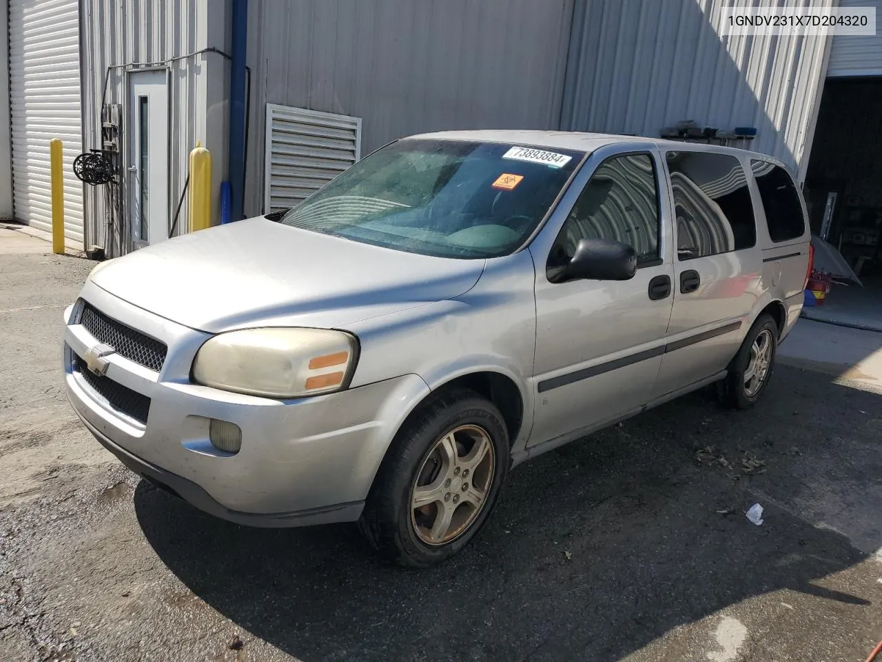 2007 Chevrolet Uplander Ls VIN: 1GNDV231X7D204320 Lot: 73893884