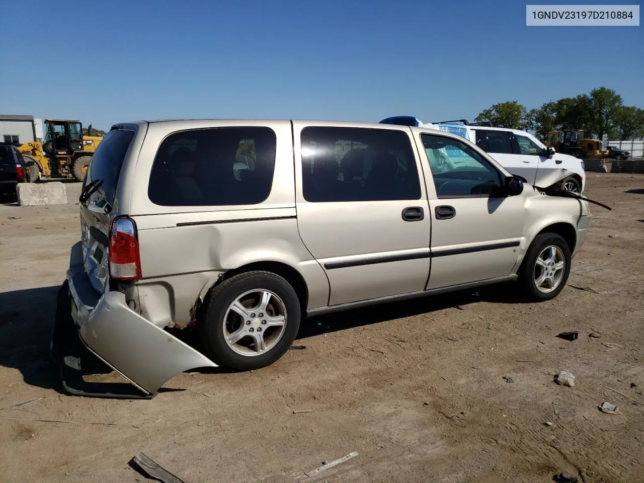 2007 Chevrolet Uplander Ls VIN: 1GNDV23197D210884 Lot: 74208574