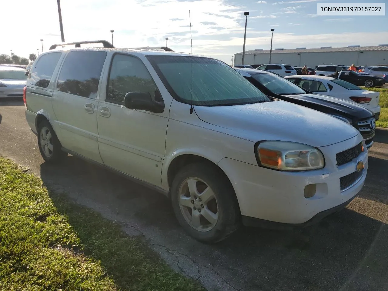 2007 Chevrolet Uplander Lt VIN: 1GNDV33197D157027 Lot: 74392094