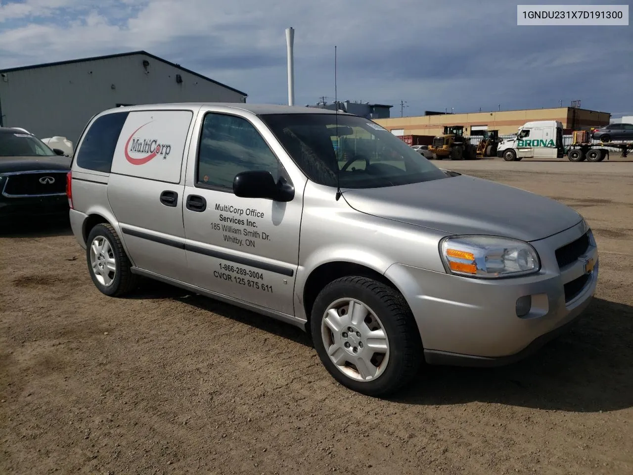 2007 Chevrolet Uplander Ls VIN: 1GNDU231X7D191300 Lot: 74585034