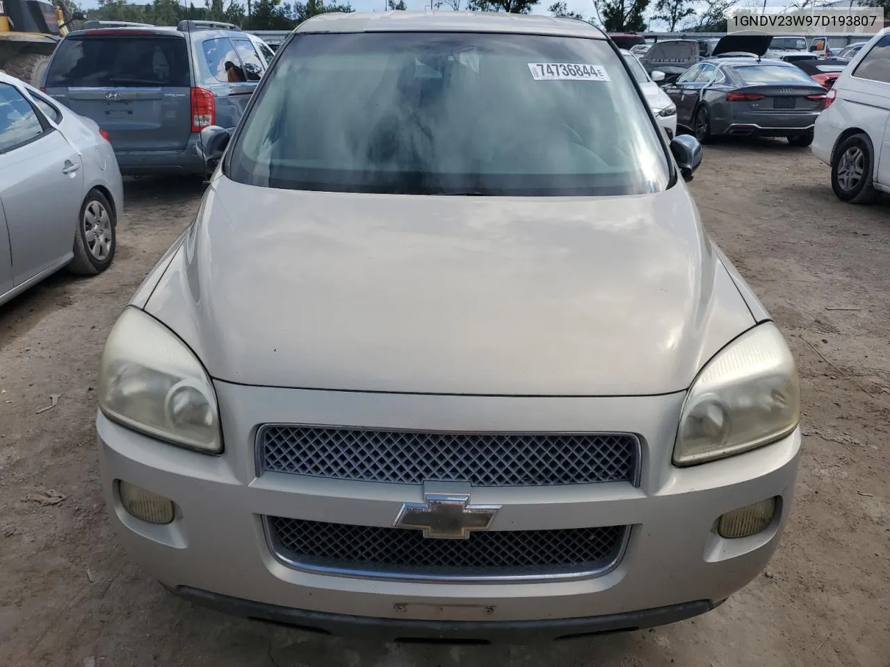 2007 Chevrolet Uplander Ls VIN: 1GNDV23W97D193807 Lot: 74736844