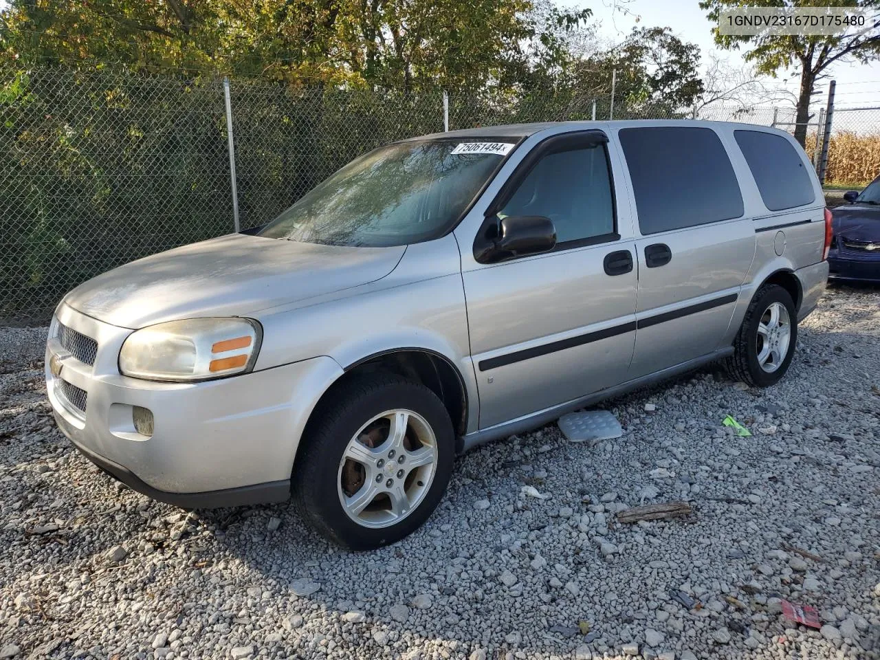 1GNDV23167D175480 2007 Chevrolet Uplander Ls