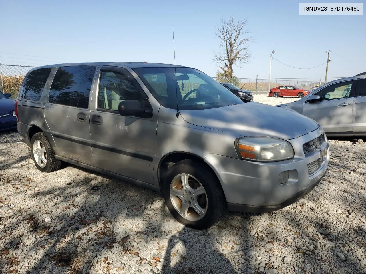 1GNDV23167D175480 2007 Chevrolet Uplander Ls