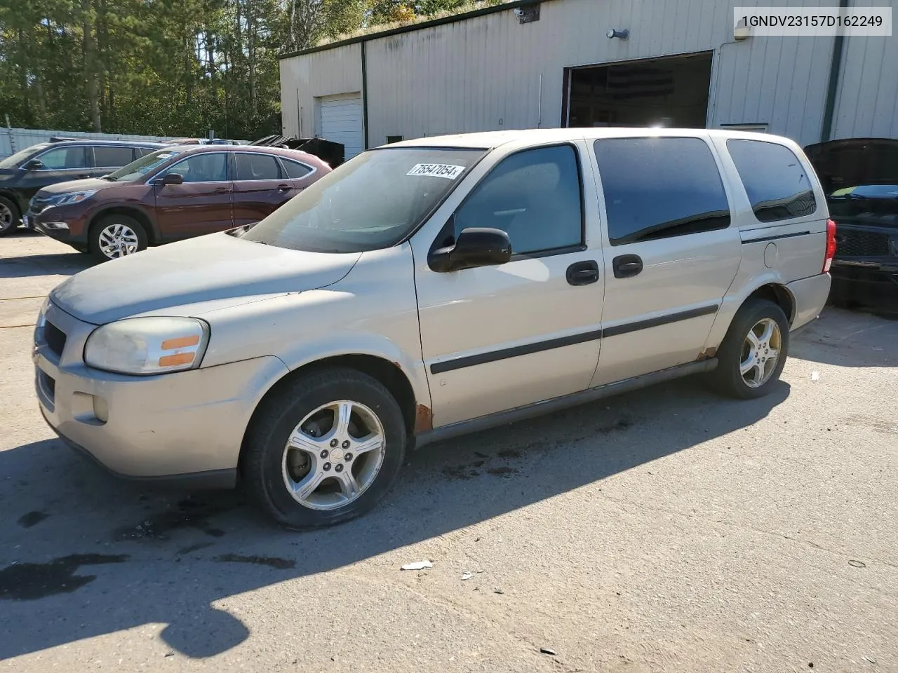 2007 Chevrolet Uplander Ls VIN: 1GNDV23157D162249 Lot: 75547054