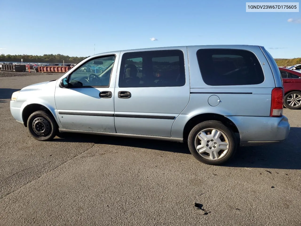 2007 Chevrolet Uplander Ls VIN: 1GNDV23W67D175605 Lot: 75622564