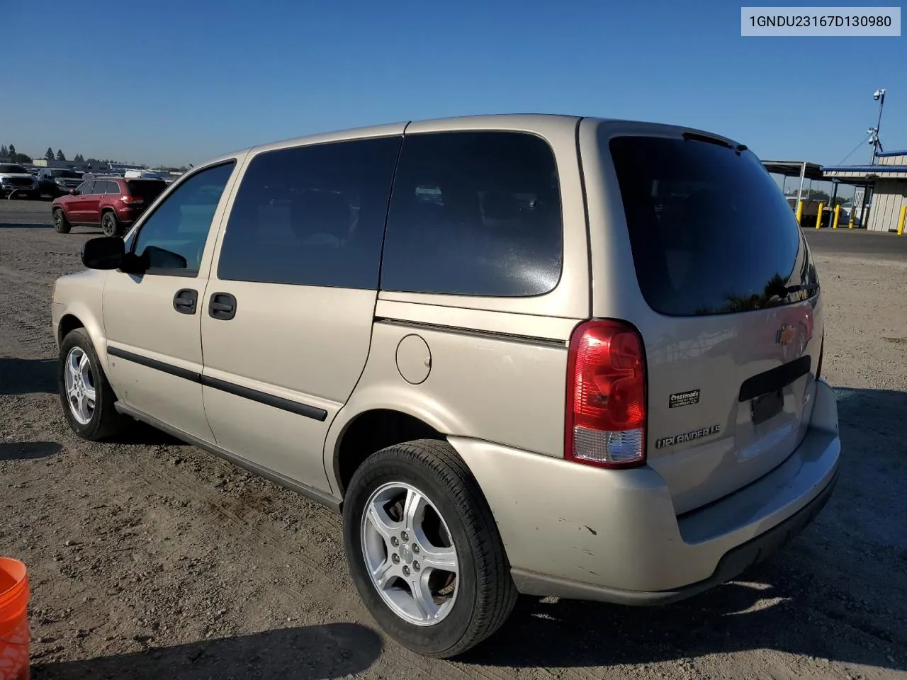 2007 Chevrolet Uplander Ls VIN: 1GNDU23167D130980 Lot: 77634064