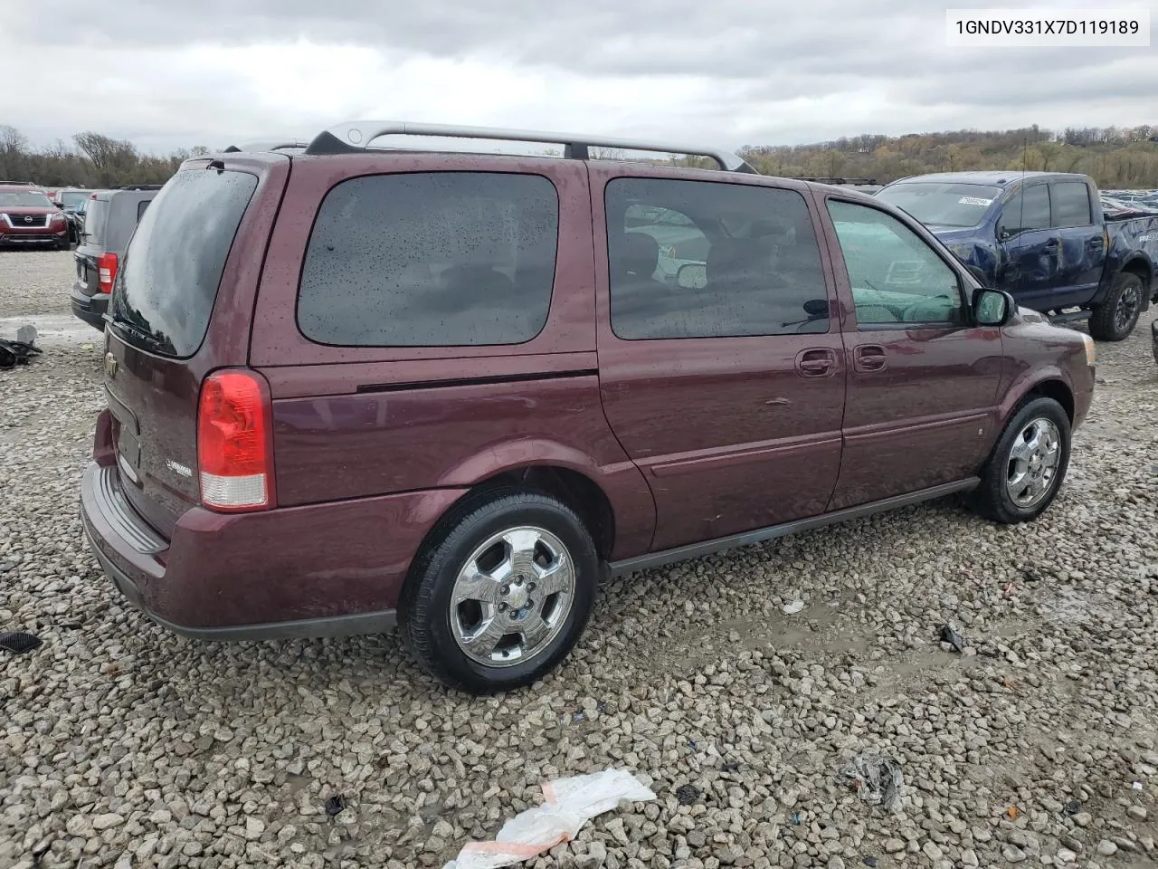 2007 Chevrolet Uplander Lt VIN: 1GNDV331X7D119189 Lot: 80331354