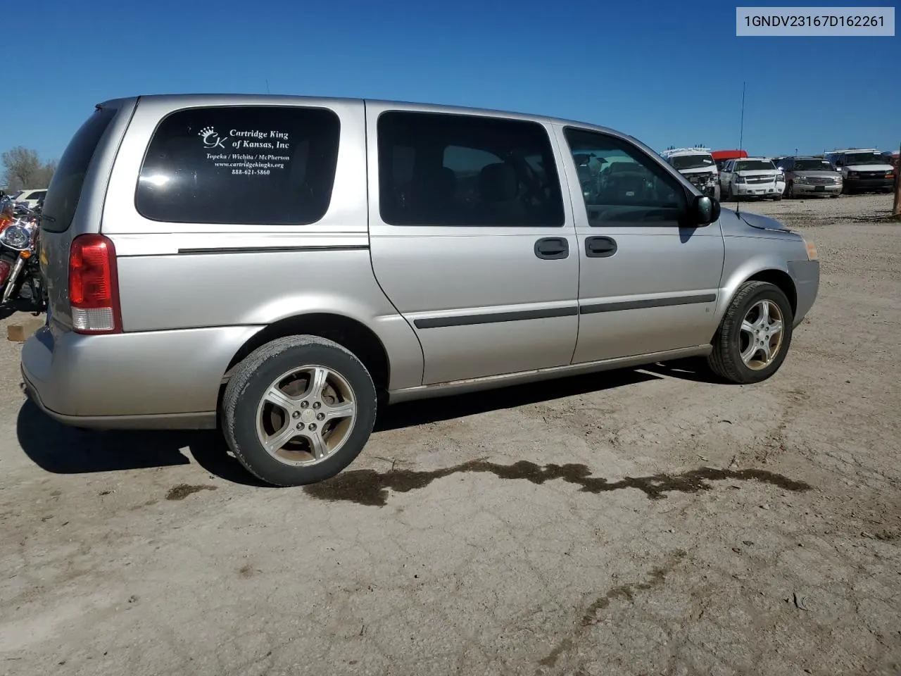 2007 Chevrolet Uplander Ls VIN: 1GNDV23167D162261 Lot: 80730284