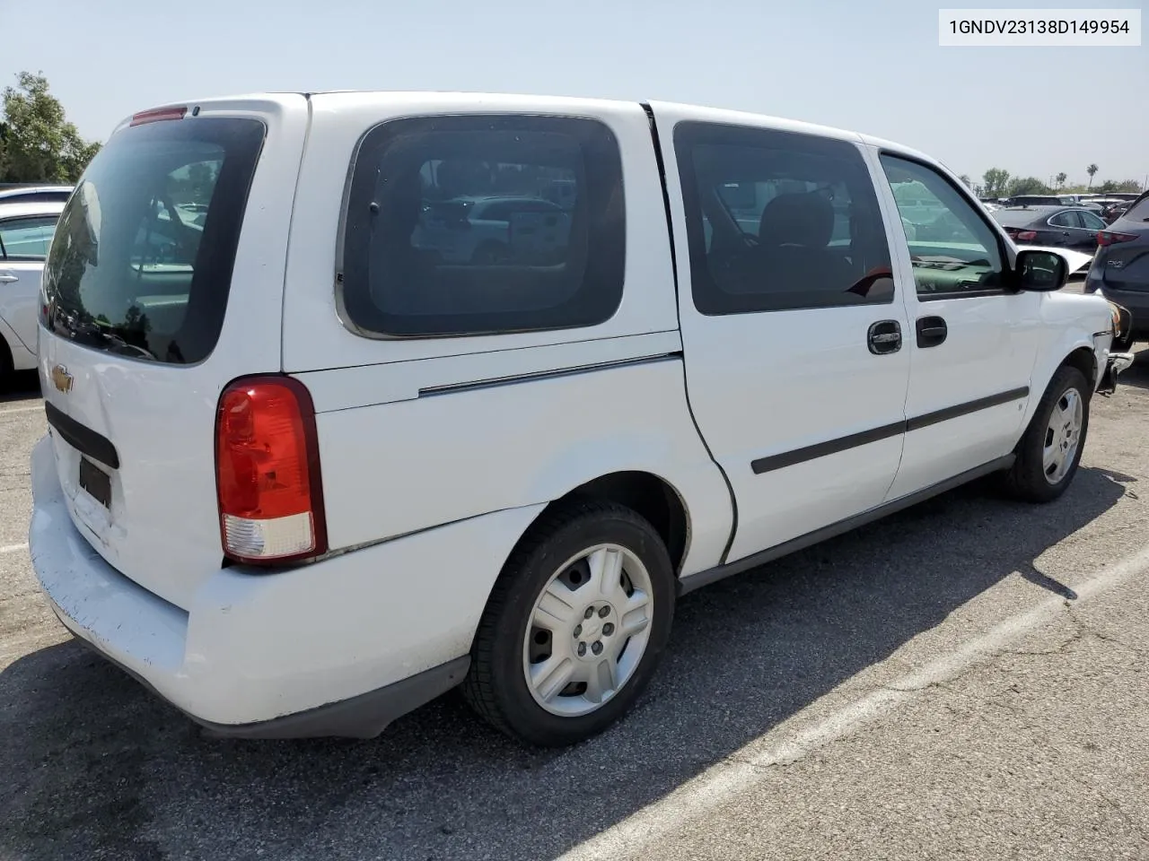 2008 Chevrolet Uplander Ls VIN: 1GNDV23138D149954 Lot: 53263374