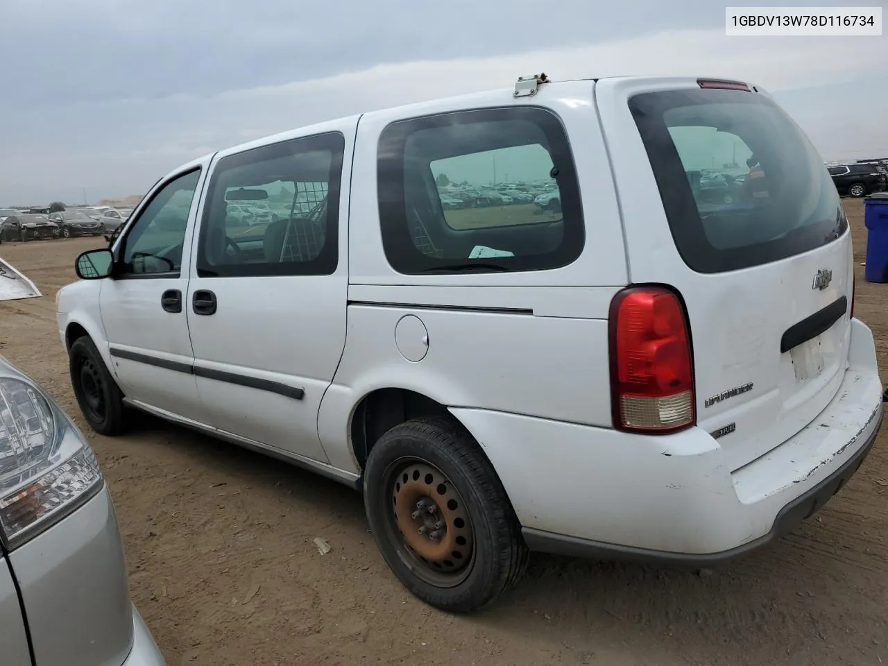 1GBDV13W78D116734 2008 Chevrolet Uplander Incomplete