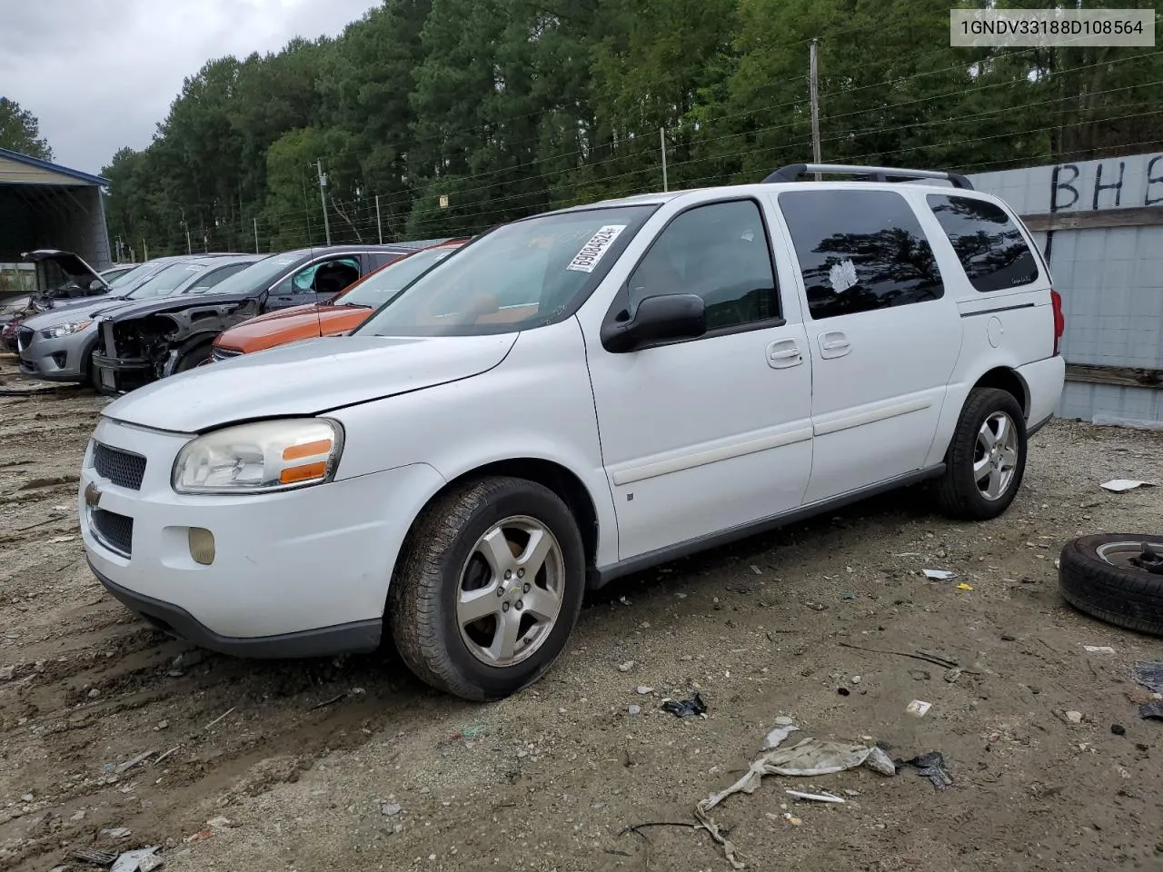 2008 Chevrolet Uplander Lt VIN: 1GNDV33188D108564 Lot: 69084624