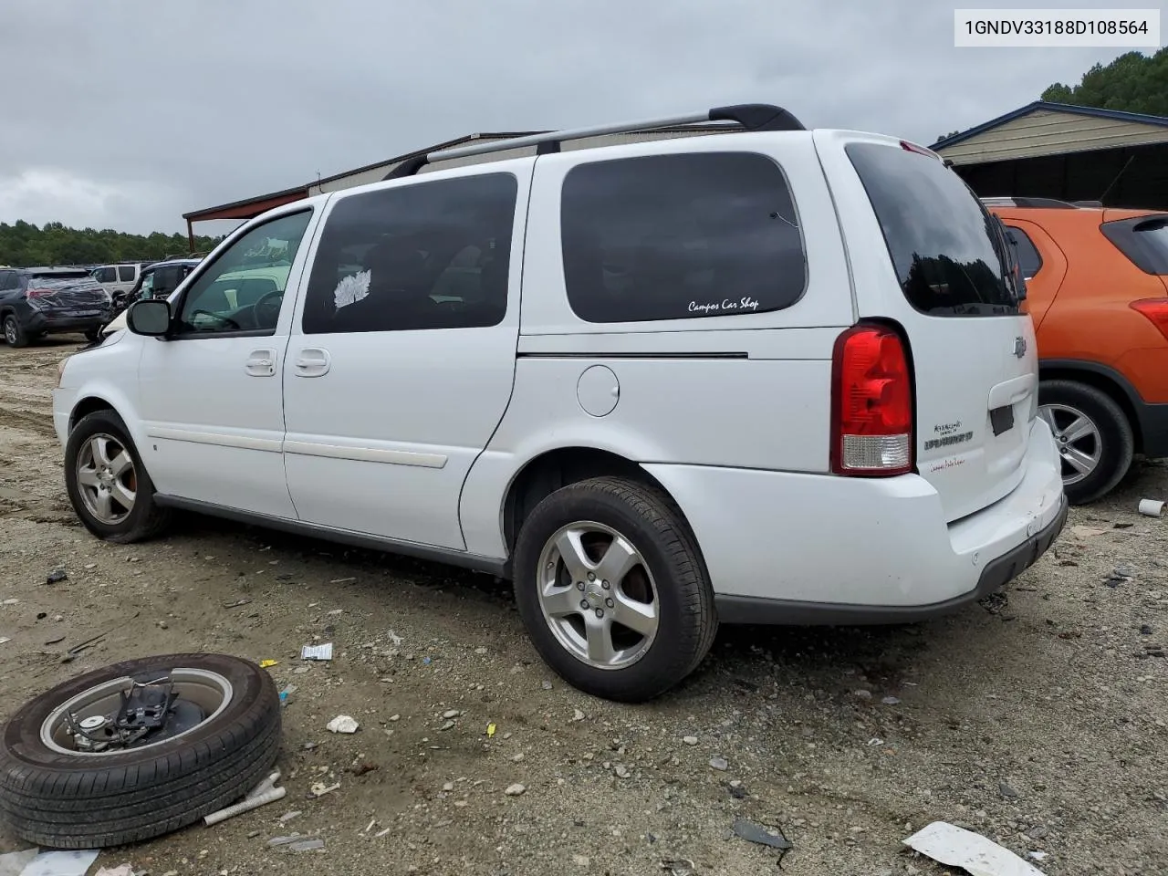 2008 Chevrolet Uplander Lt VIN: 1GNDV33188D108564 Lot: 69084624