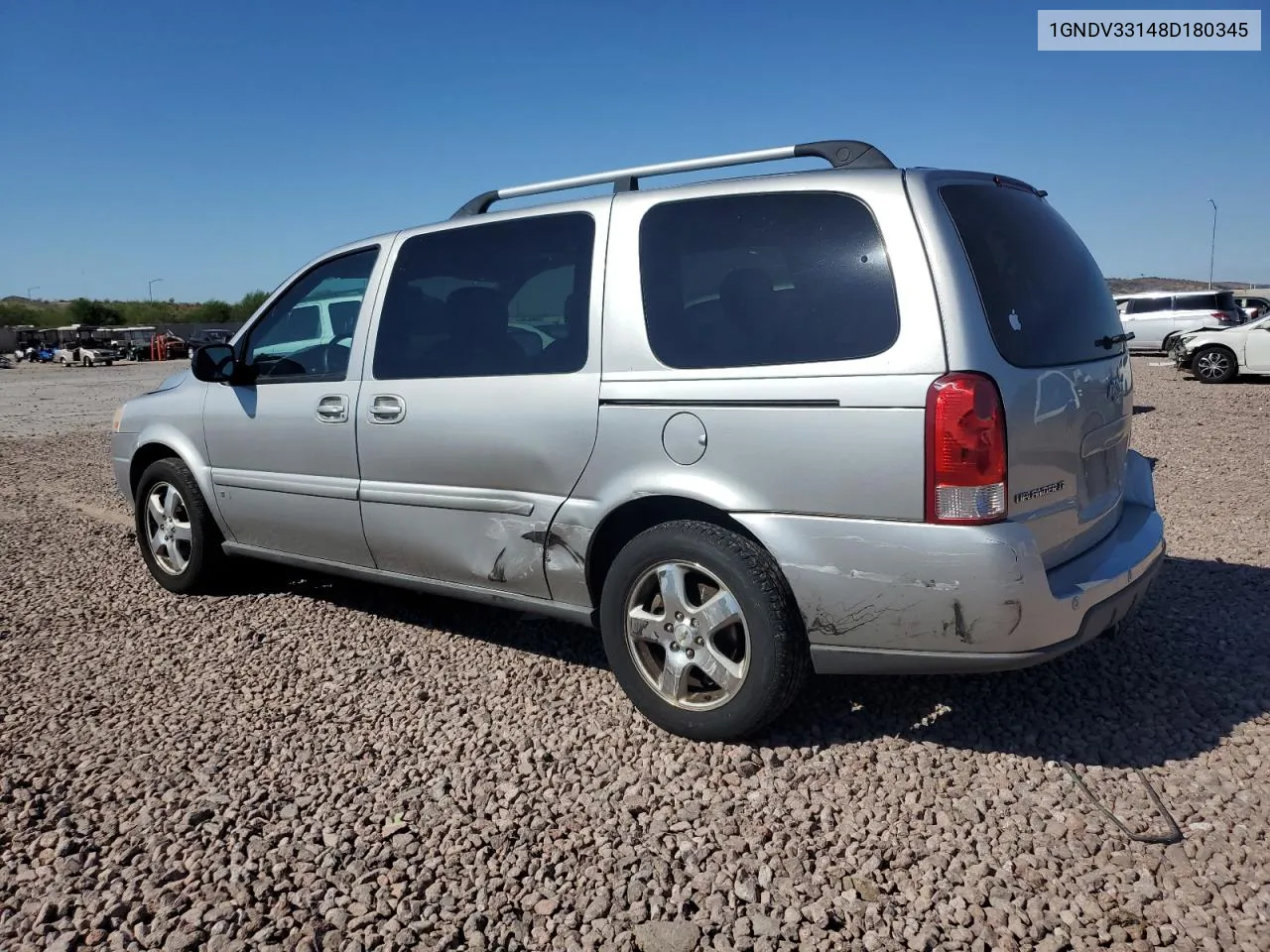 2008 Chevrolet Uplander Lt VIN: 1GNDV33148D180345 Lot: 70340724