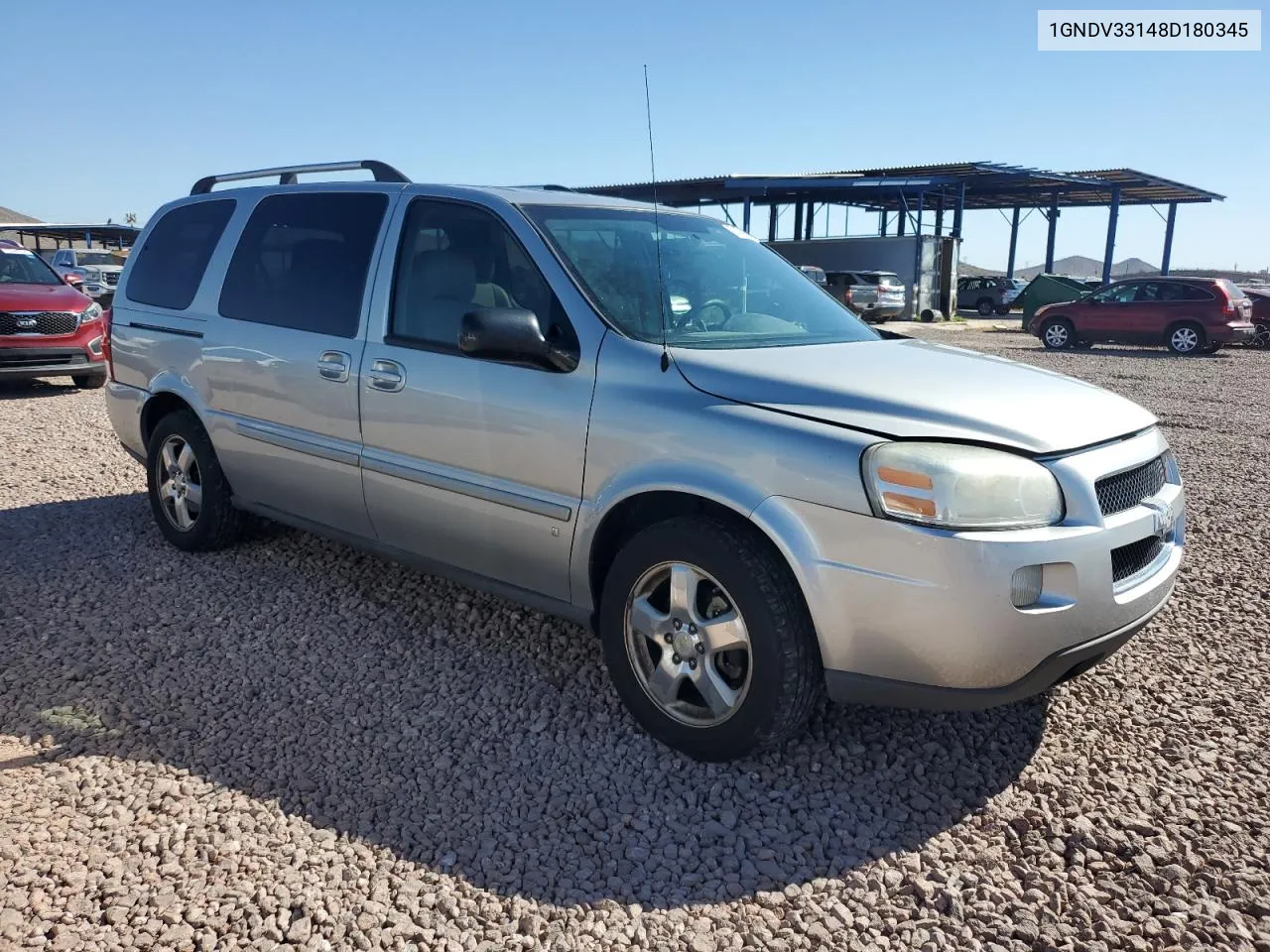 2008 Chevrolet Uplander Lt VIN: 1GNDV33148D180345 Lot: 70340724