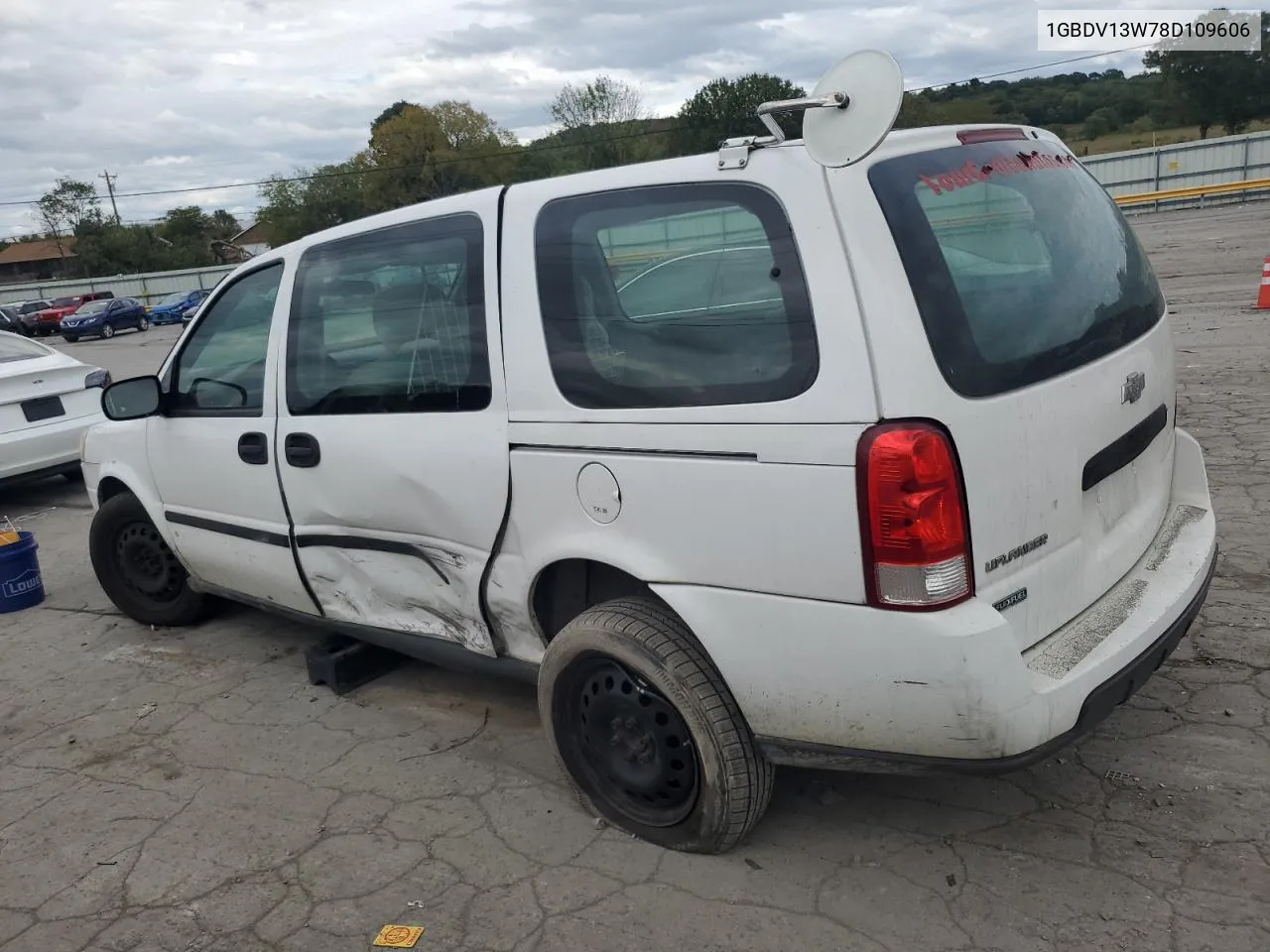 2008 Chevrolet Uplander Incomplete VIN: 1GBDV13W78D109606 Lot: 71663234