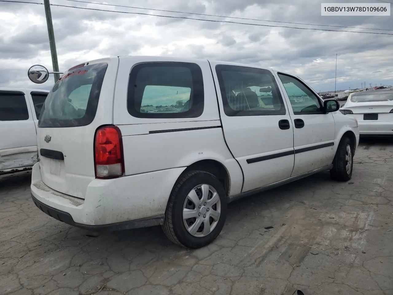 2008 Chevrolet Uplander Incomplete VIN: 1GBDV13W78D109606 Lot: 71663234