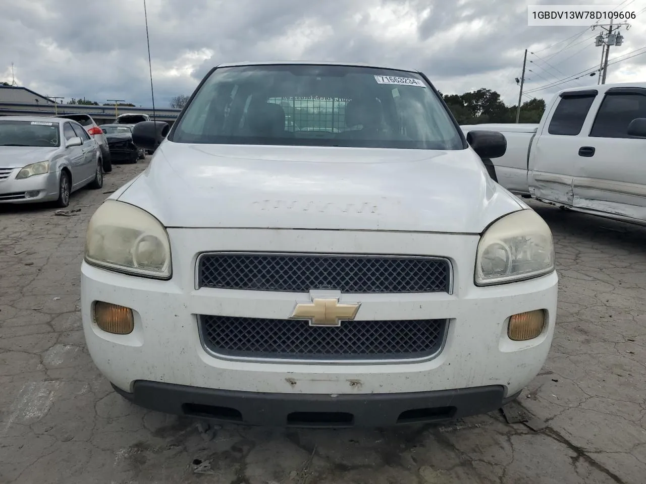 2008 Chevrolet Uplander Incomplete VIN: 1GBDV13W78D109606 Lot: 71663234