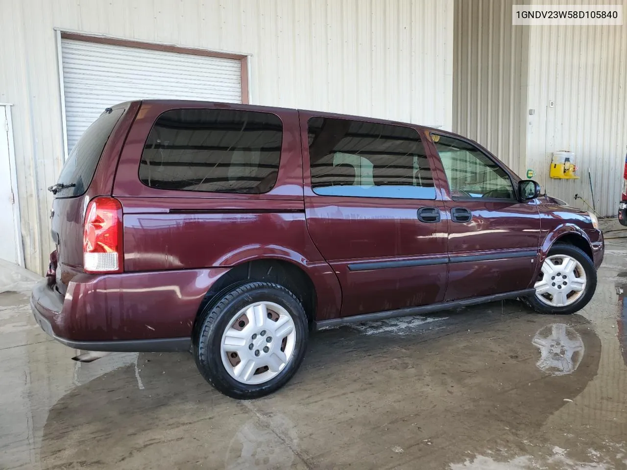 2008 Chevrolet Uplander Ls VIN: 1GNDV23W58D105840 Lot: 72169864