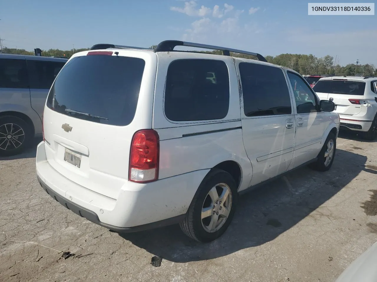 2008 Chevrolet Uplander Lt VIN: 1GNDV33118D140336 Lot: 72173334