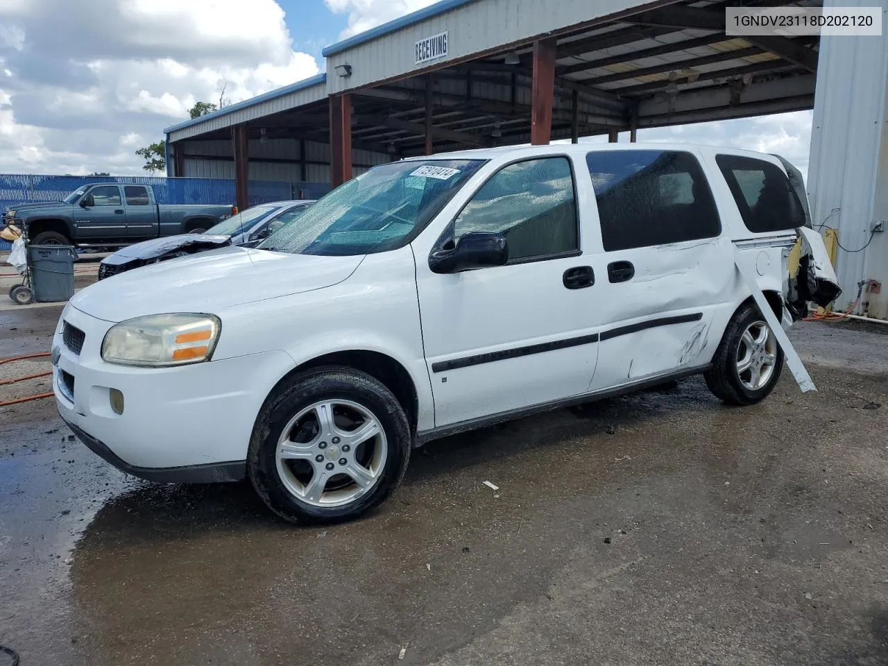 2008 Chevrolet Uplander Ls VIN: 1GNDV23118D202120 Lot: 72910414