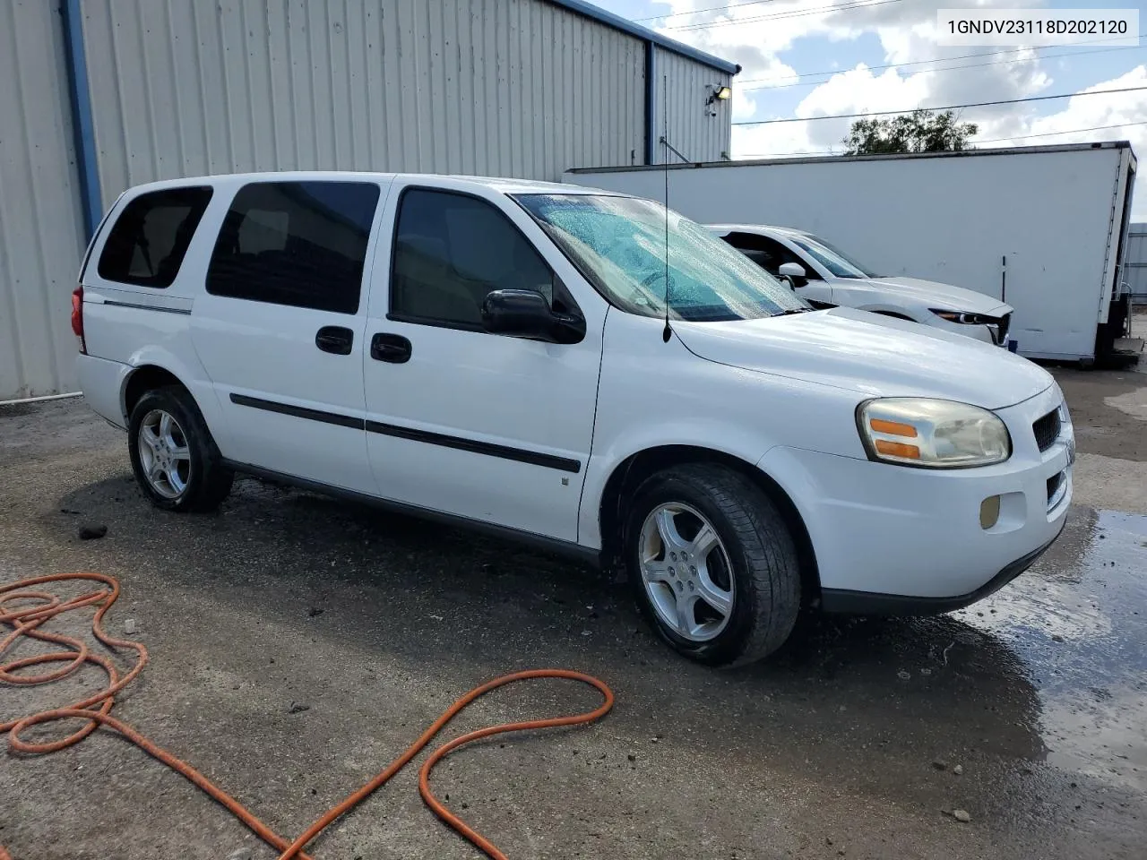 2008 Chevrolet Uplander Ls VIN: 1GNDV23118D202120 Lot: 72910414