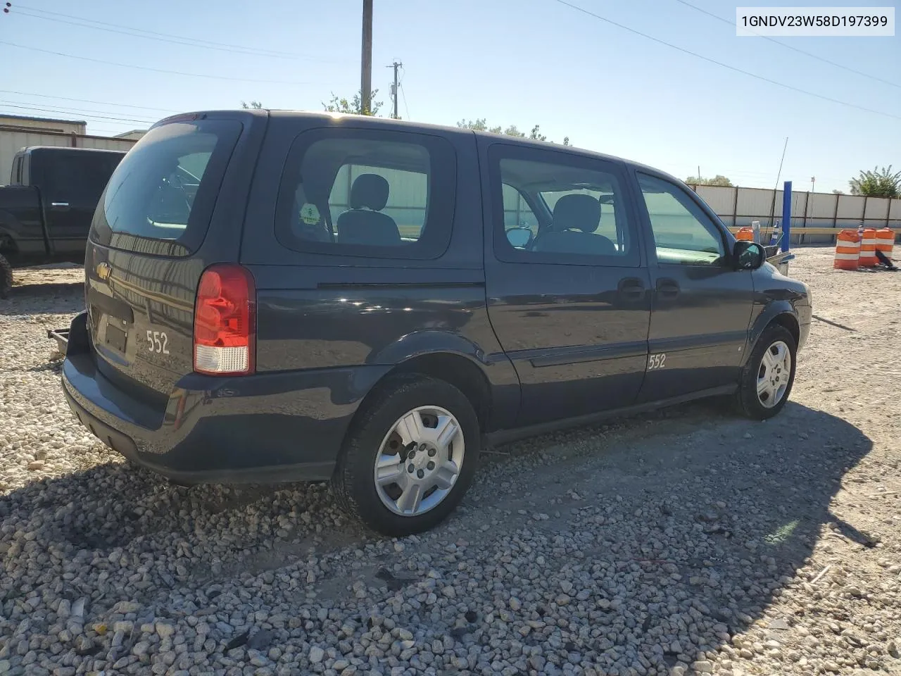 2008 Chevrolet Uplander Ls VIN: 1GNDV23W58D197399 Lot: 73615724