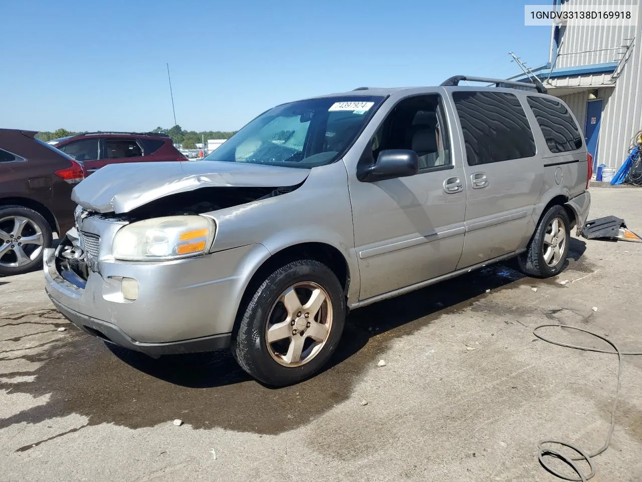 2008 Chevrolet Uplander Lt VIN: 1GNDV33138D169918 Lot: 74397924