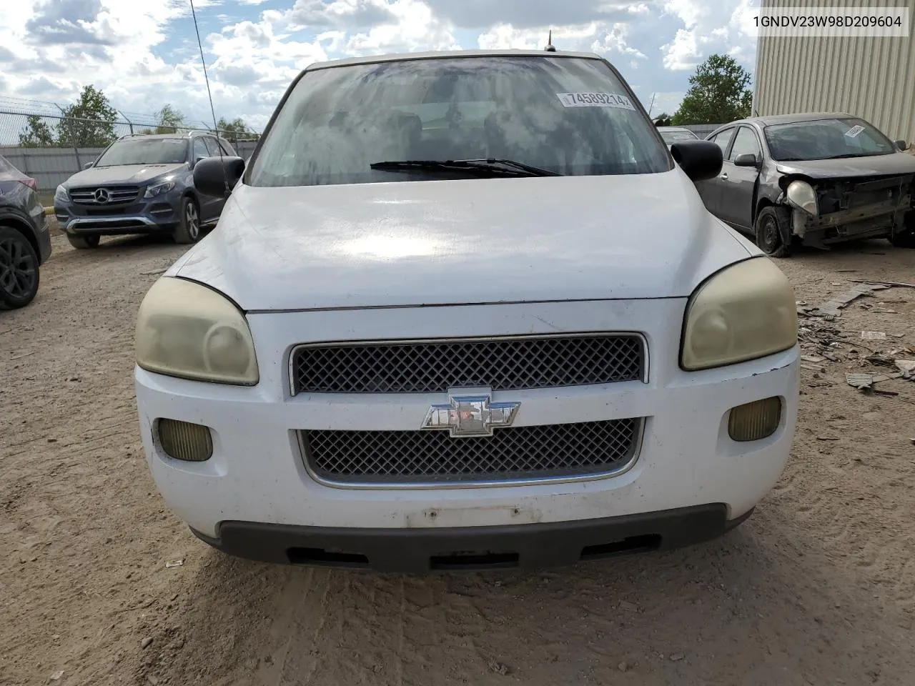 2008 Chevrolet Uplander Ls VIN: 1GNDV23W98D209604 Lot: 74589214