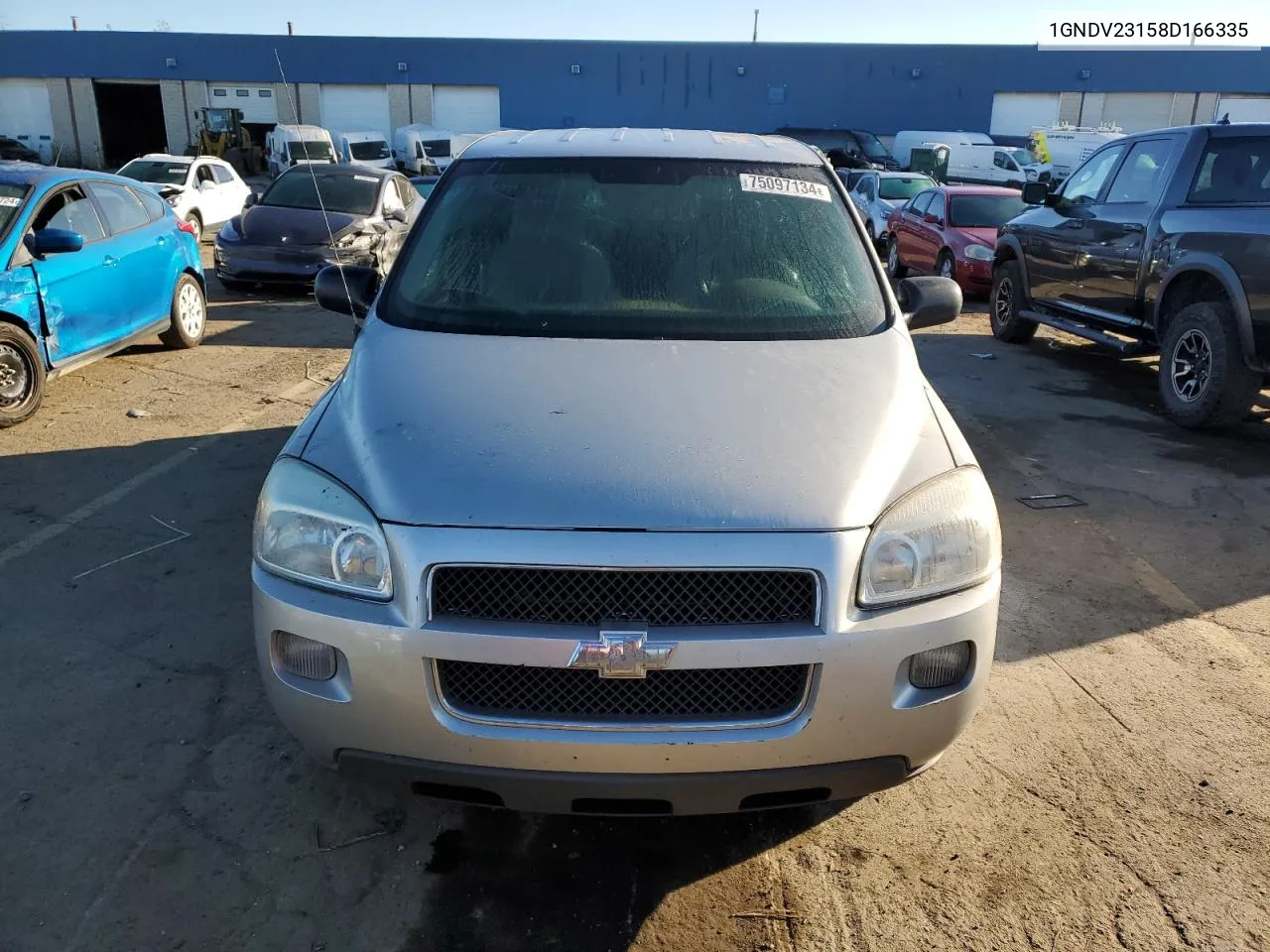 2008 Chevrolet Uplander Ls VIN: 1GNDV23158D166335 Lot: 75097134