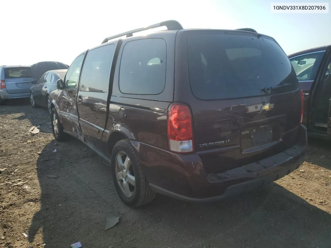 1GNDV331X8D207936 2008 Chevrolet Uplander Lt