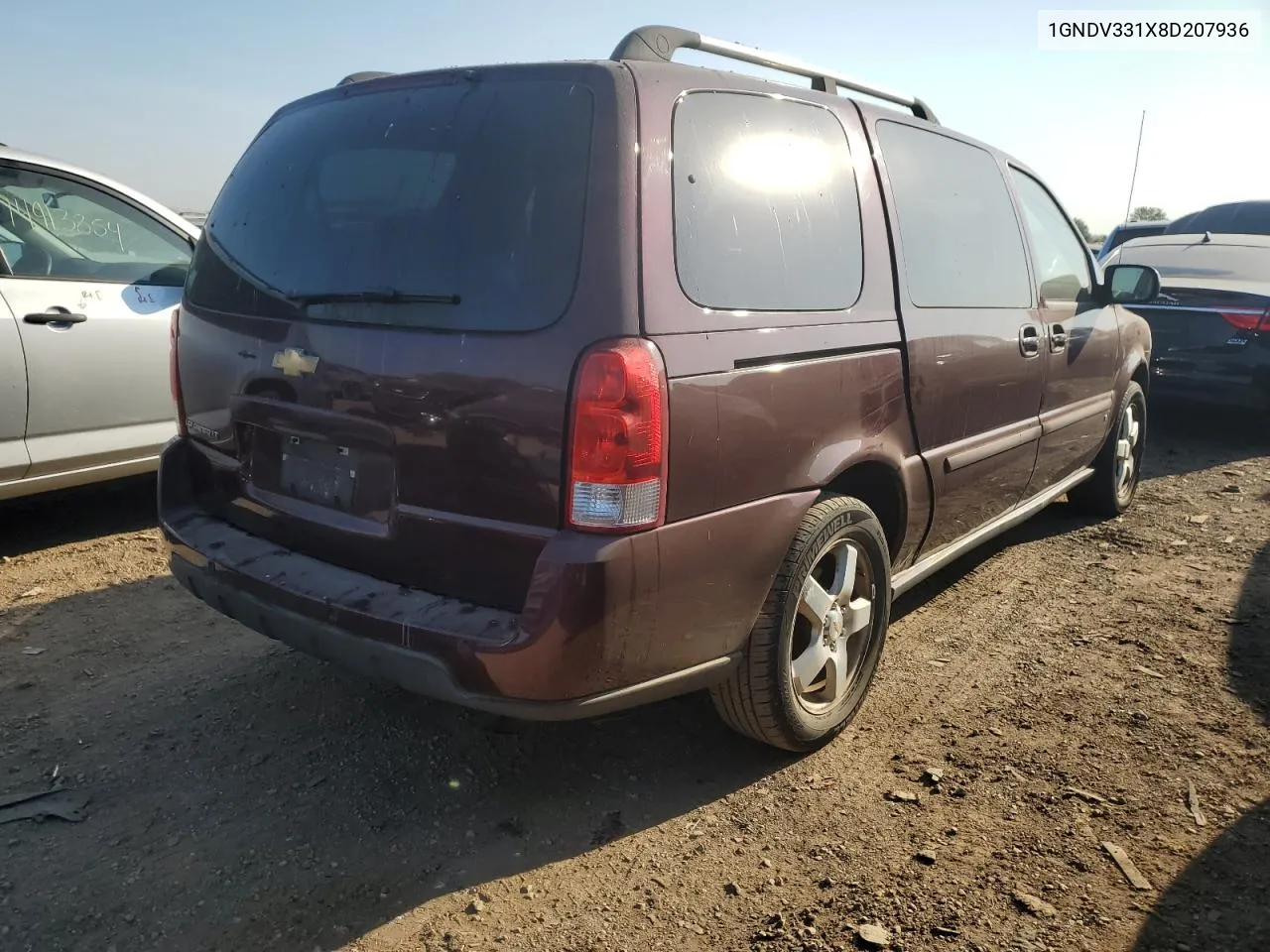 1GNDV331X8D207936 2008 Chevrolet Uplander Lt