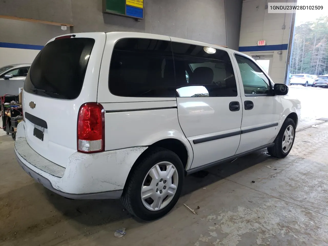 2008 Chevrolet Uplander Ls VIN: 1GNDU23W28D102509 Lot: 75950004