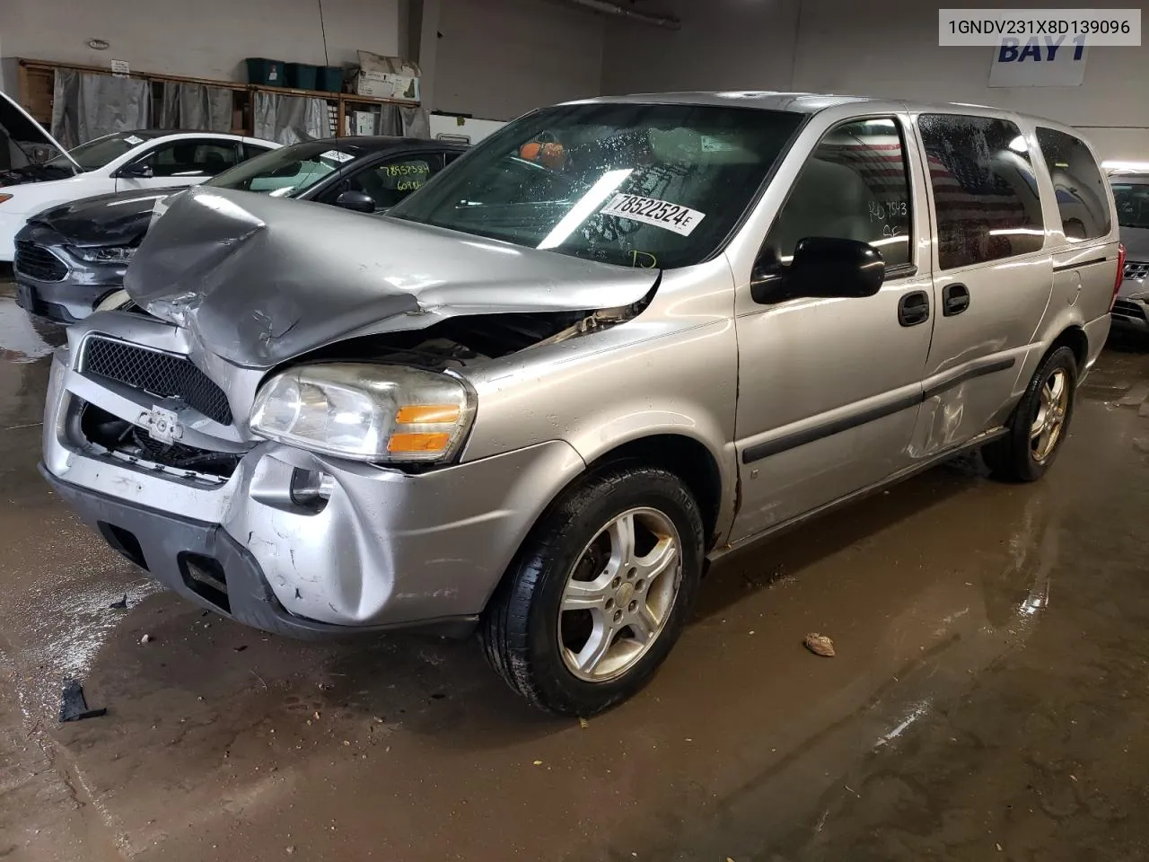 2008 Chevrolet Uplander Ls VIN: 1GNDV231X8D139096 Lot: 78522524