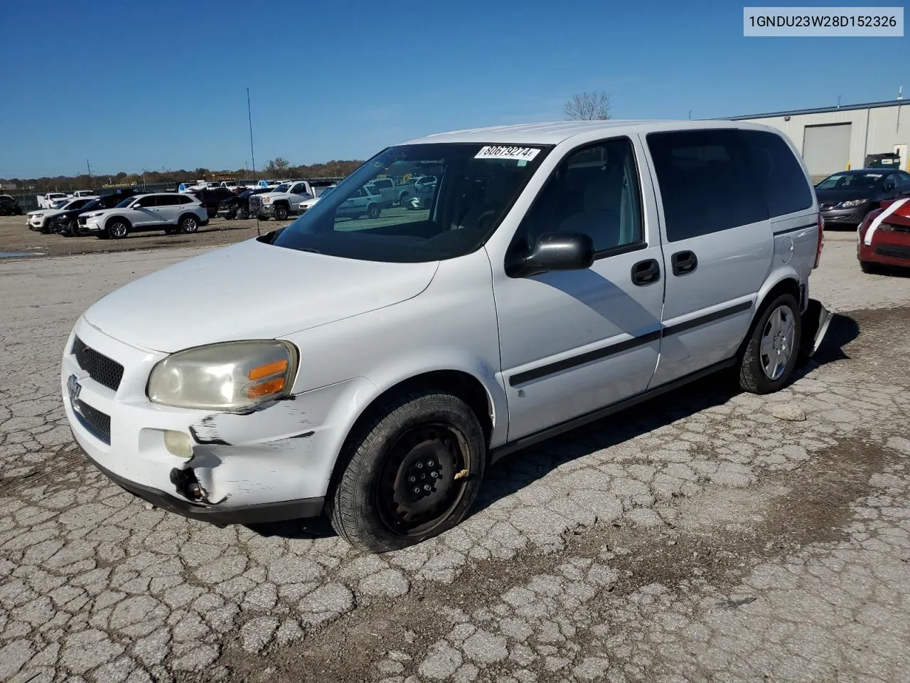 2008 Chevrolet Uplander Ls VIN: 1GNDU23W28D152326 Lot: 80679274