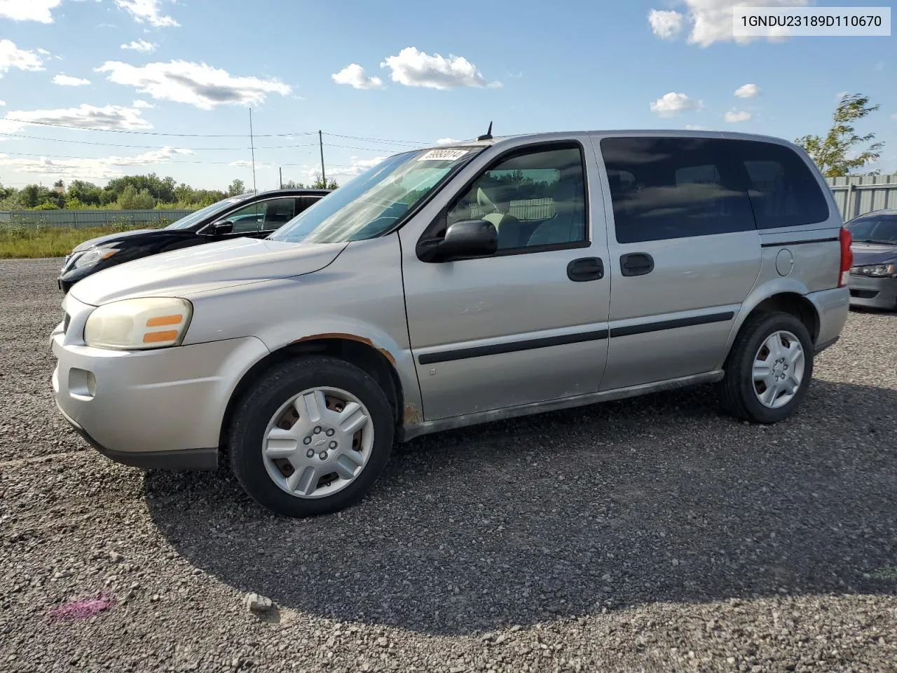 1GNDU23189D110670 2009 Chevrolet Uplander Ls