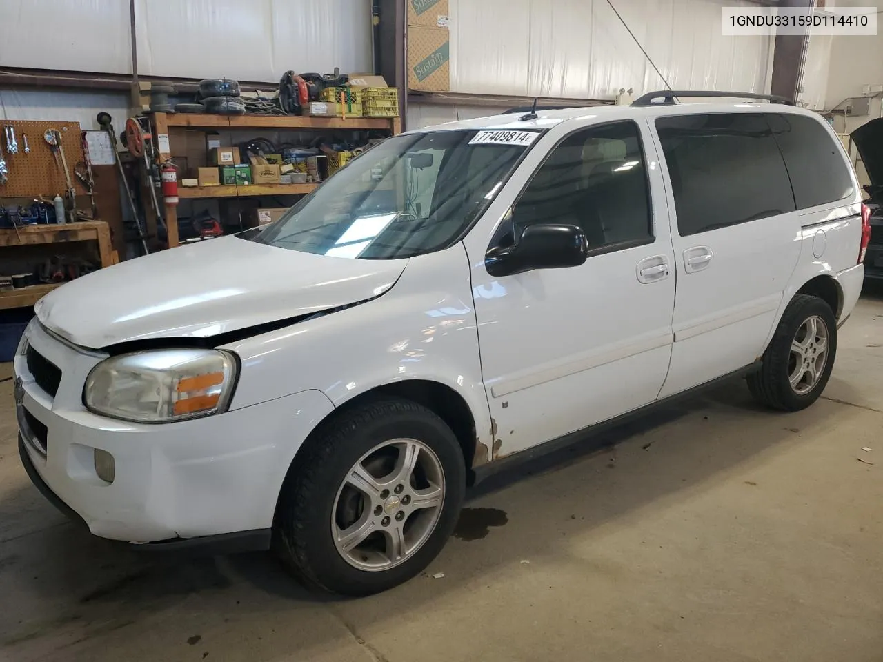 2009 Chevrolet Uplander Lt VIN: 1GNDU33159D114410 Lot: 77409814