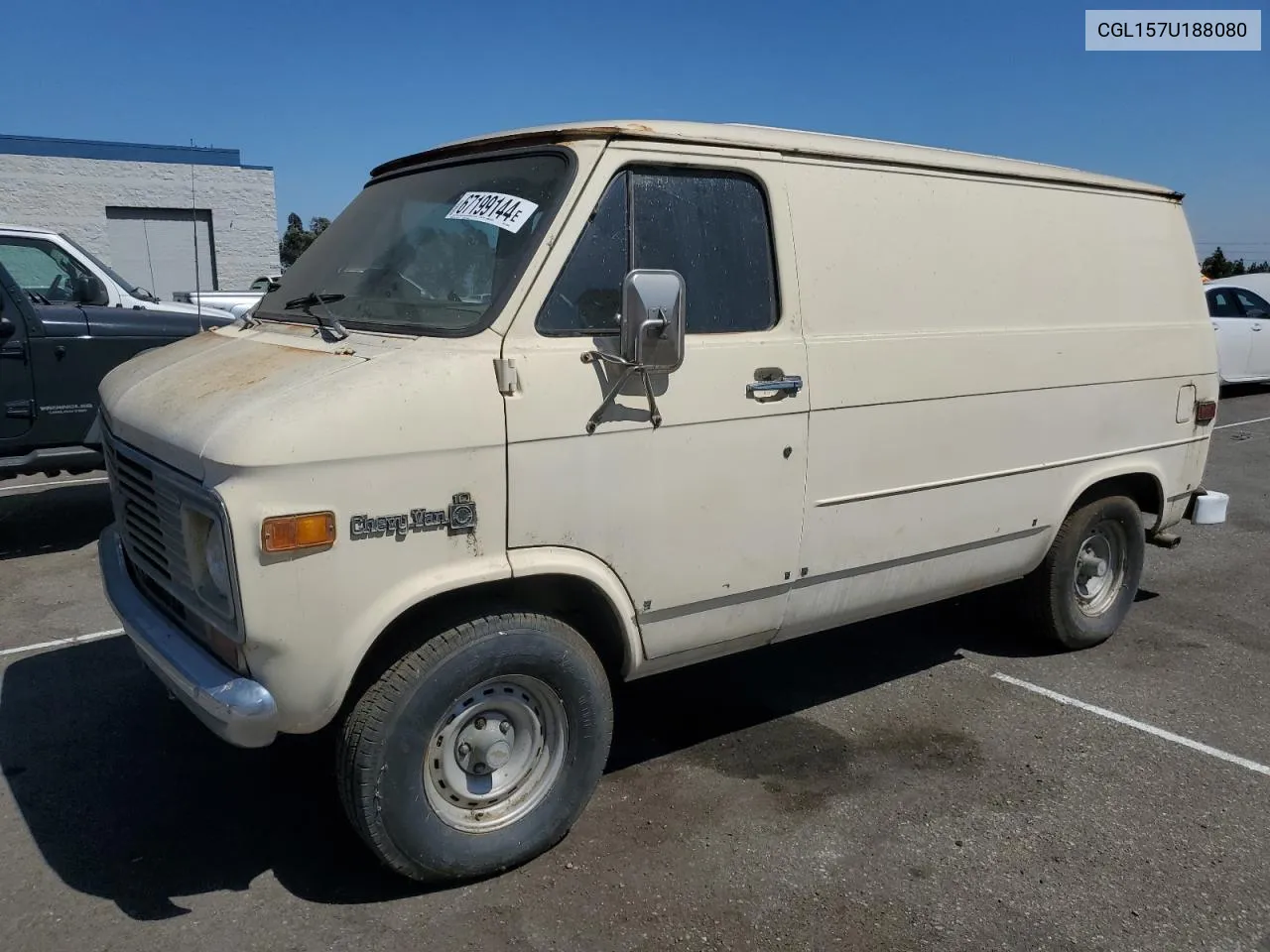 1977 Chevrolet Chevy Van VIN: CGL157U188080 Lot: 67199144