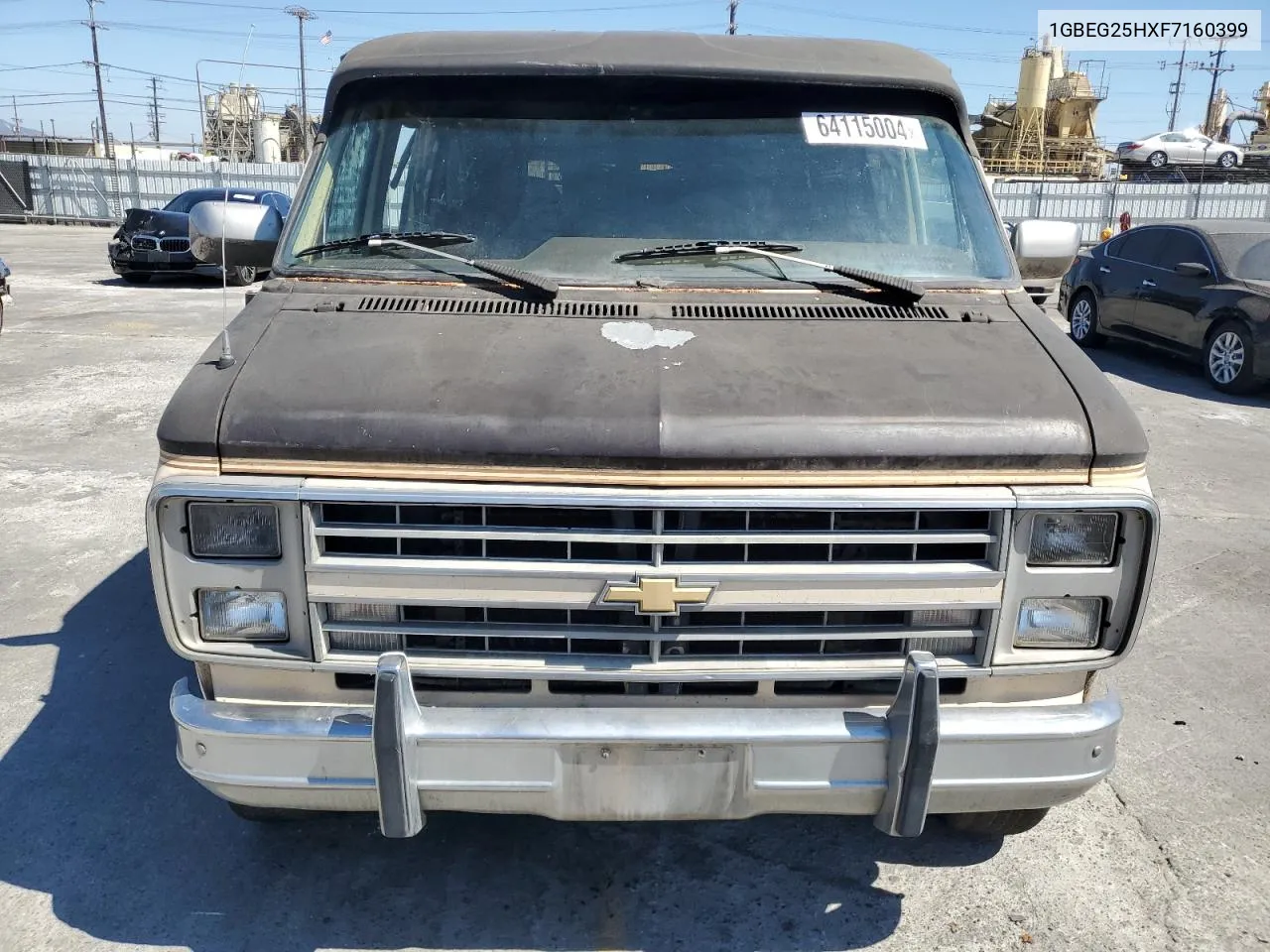 1985 Chevrolet G20 VIN: 1GBEG25HXF7160399 Lot: 64115004