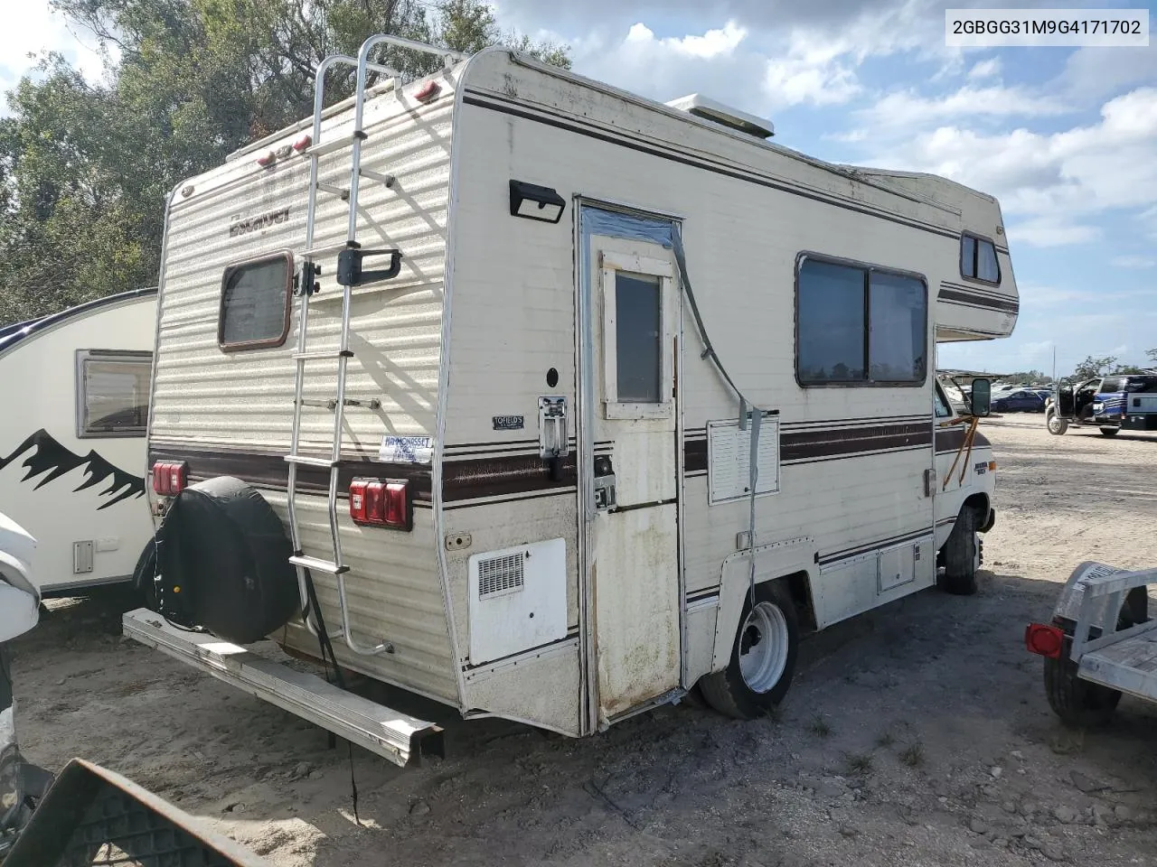 1986 Chevrolet G30 VIN: 2GBGG31M9G4171702 Lot: 77249474