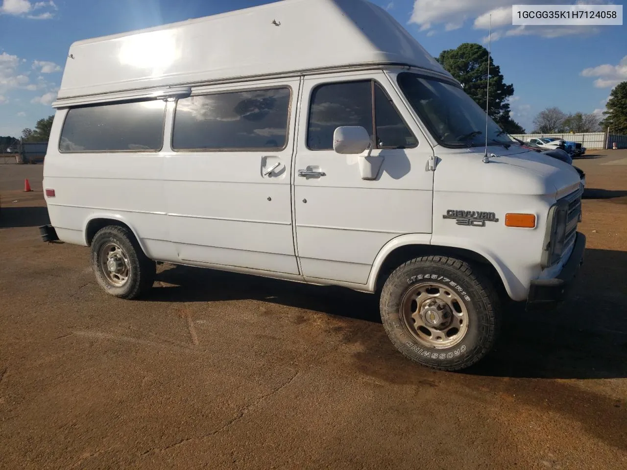 1987 Chevrolet G30 VIN: 1GCGG35K1H7124058 Lot: 78306154