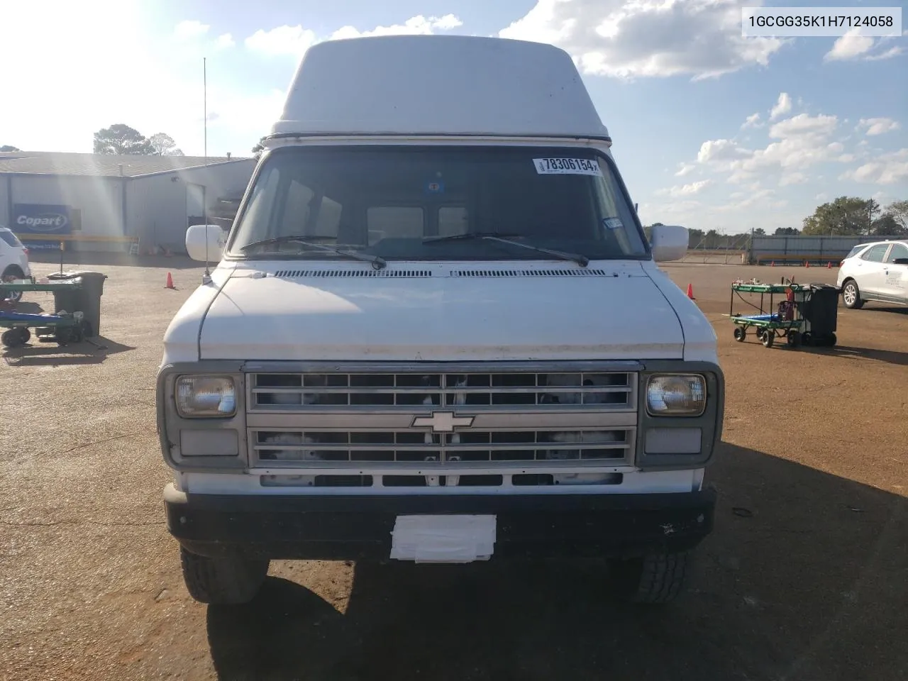 1987 Chevrolet G30 VIN: 1GCGG35K1H7124058 Lot: 78306154