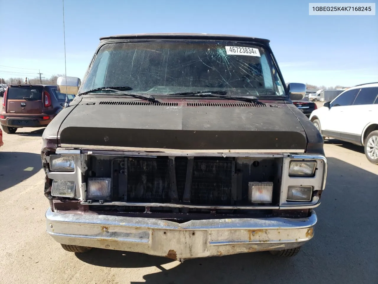 1989 Chevrolet G20 VIN: 1GBEG25K4K7168245 Lot: 60162924