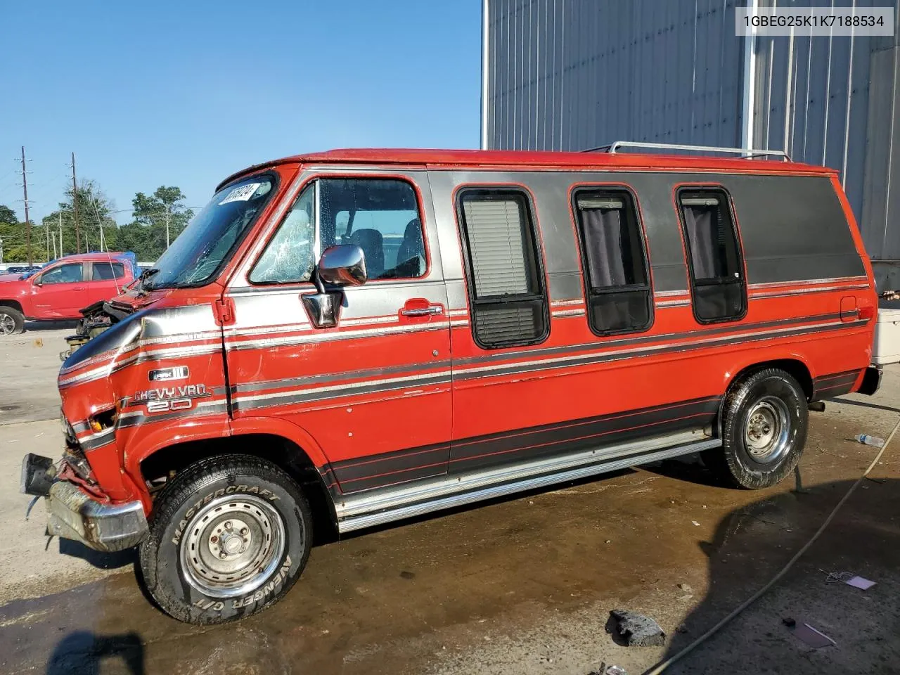 1989 Chevrolet G20 VIN: 1GBEG25K1K7188534 Lot: 65769724